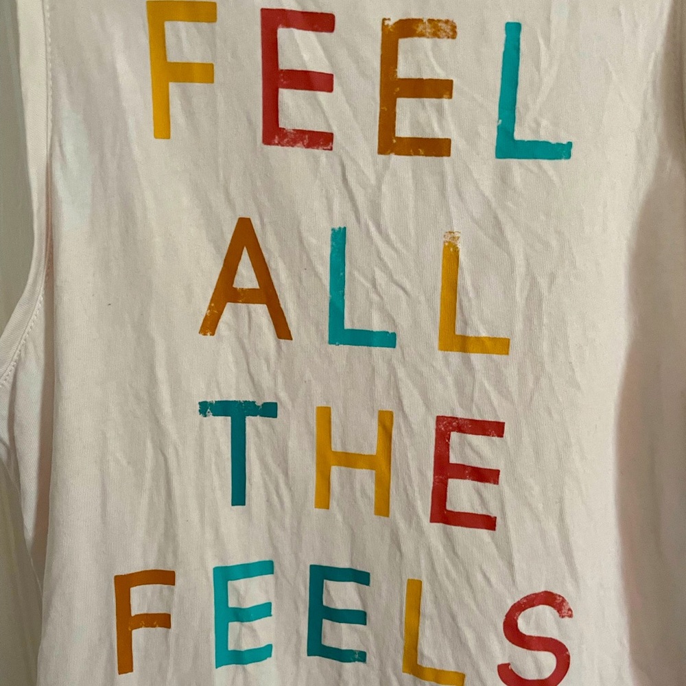 3/$12! Feel All the Feels Graphic Tank Top | Fifth Sun - Picture 2 of 4